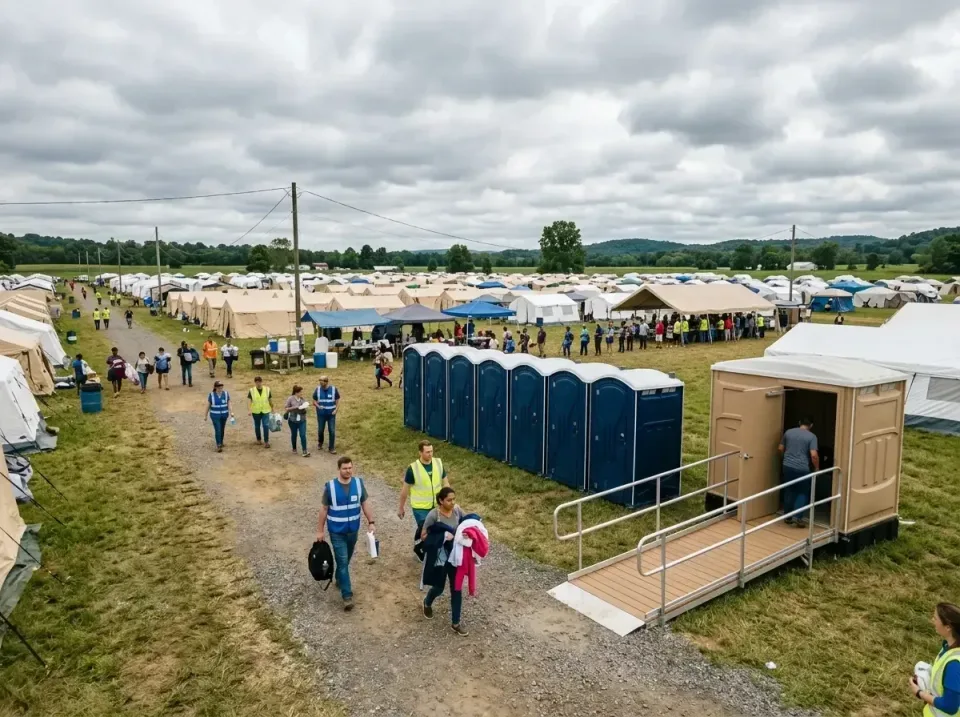 disaster-relief-camp-restrooms-010 — frequently asked questions, Dumpster & Portable Bathrooms Rental in Baxter Springs, KS